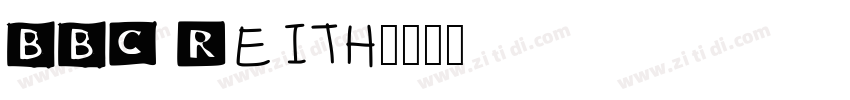 BBC Reith字体转换